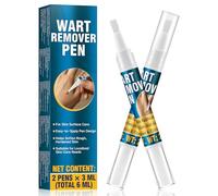 Bellifluous Quita Verrugas Bolígrafo, 2 Paquete 3ml Eliminar Verrugas, Efectivo Verrugas Quitar para Verrugas, Callos, Lunares, Amable Quitar Verrugasl para Todo Tipo de Piel