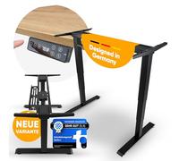 Bellini Estructura de escritorio de altura ajustable, patas eléctricas para todas las mesas, muy estable, con memoria de sensor de colisión, 60 a 125 cm, TÜV