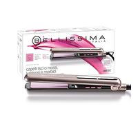 Bellissima Imetec B9 300, Plancha de pelo para peinado liso u ondulado, revestimiento de cerámica, regulación de la temperatura de 150 ºC a 230 ºC, sistema de calentamiento rápido