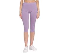 Bellivalini Leggins 3/4 Piratas Mallas Deportivas Capri en Viscosa Mujer Leggings Pirata Fitness para Deporte BLV50-148 (Morado Claro, M)