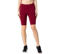 Bellivalini Leggins Cortas de Bio-Algodón Mujer BLV50-185 (Burdeos, M)