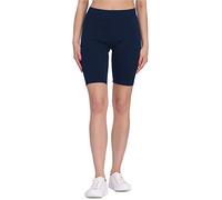 Bellivalini Leggins Cortos de Mujer para Deporte Mallas Deportivas Cortas de Viscosa Leggings para Mujeres Shorts Gimnasio Gym Fitness Pilates BLV50-149 (Azul Oscuro, L)