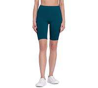 Bellivalini Leggins Cortos de Mujer para Deporte Mallas Deportivas Cortas de Viscosa Leggings para Mujeres Shorts Gimnasio Gym Fitness Pilates BLV50-149 (Verde Esmeralda, M)
