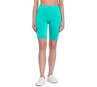 Bellivalini Leggins Cortos de Mujer para Deporte Mallas Deportivas Cortas de Viscosa Leggings para Mujeres Shorts Gimnasio Gym Fitness Pilates BLV50-149 (Menta, S)