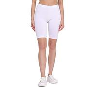 Bellivalini Leggins Cortos de Mujer para Deporte Mallas Deportivas Cortas de Viscosa Leggings para Mujeres Shorts Gimnasio Gym Fitness Pilates BLV50-149 (Blanco, XXL)