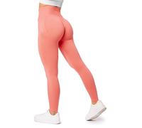 Bellivalini Leggins de Mujer Push up Seamless Fitness Gym de Cintura Alta BLV50-255 (Rosa, M)