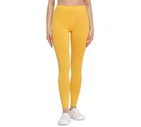 Bellivalini Leggins Mallas Deportivas Largas en Viscosa Mujer BLV50-147 (Amarillo, S)