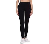 Bellivalini Leggins Mallas Deportivas Largas en Viscosa Mujer BLV50-147 (Negro, XXL)