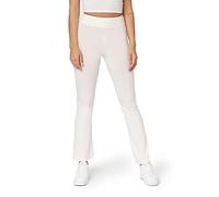 Bellivalini Pantalones de Yoga para Mujeres Pantalón de Yoga elástico Jogging Streetwear Pantalones Flare Leggins elásticos para Mujer BLV50-277 (Ecru, XS)