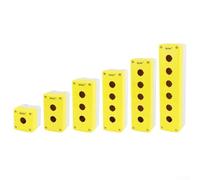 Bellmei - Caja de control industrial IP65 para interruptor de botón con material ABS + PC, características a prueba de polvo e impermeable, diseño Knockout para una fácil instalación de cableado (4