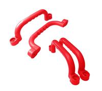 Bello Giardino Empuñadura de seguridad para niños, 240 × 75 mm, juego de 2 soportes antideslizantes para casa de juegos y escaleras, plástico resistente a la intemperie (rojo)