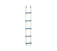 Bello Giardino - Escalera de cuerda para niños con 5 peldaños de plástico - Diversión de escalada para interior y exterior - Torre de juego para el parque infantil - Juego de torre de escalada - para