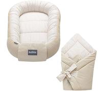 Bellochi Juego 2en1 Saco de Dormir para bebé y Nido Bebe Recien Nacido - Reductor de Cuna Nido para Bebe - 100% Algodón - Oeko-Tex Certificado (Lux)