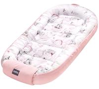 Bellochi | Nido para bebé recién nacido XXL | 100 % algodón | 120x65 cm | con bordes protectores | 0-9 meses | Habarigani