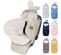 Bellochi Saco Capazo Bebe Universal Invierno - Acogedor Manta para Cochecitos de Bebé Sillas de Paseo o Sillas de Coche (p.ej. Maxi-Cosi y Römer) - (Lux)