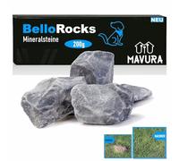 BelloRocks Piedras minerales naturales contra manchas de orina en césped, perros, gatos, perros, perros, orina, quemaduras de hierba, rocas [200 gramos]