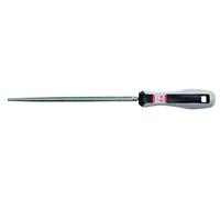 Bellota Lima mecánica 40044EMB redonda mango bimaterial 4 entrefina Standard 100 mm
