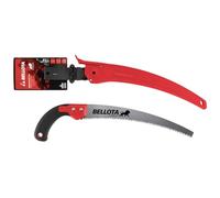 Bellota 450BIMC13 - Serrucho de poda León con hoja curva de 13", dentado japonés y mango de bimaterial curvo. Incluye funda