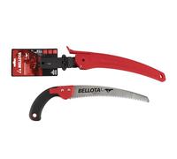 Bellota 454BIMC13 - Serrucho de poda Guepardo con hoja curva de 13" dentado japonés y mango de bimaterial curvo. Incluye funda