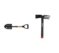 Bellota 5526 - Pala pequeña para Camping, Jardin o Nieve 150x210mm + 2990 Azuela Horquilla, Standard