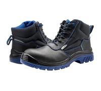 Bellota 7230747S3 - Botas de Seguridad de Hombre y Mujer (Talla 47) de Piel Hidrofugada, Acolchada y Horma Extra Ancha
