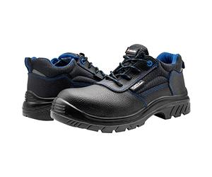 Bellota 7230845S3 - Zapatos de Seguridad de Hombre y Mujer (Talla 45) de Piel Hidrofugada, Acolchada y Horma Extra Ancha