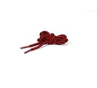 Bellota ACC2012092 - Cordón Redondo Negro y Rojo de 120 cm Adecuada para Calzado con 5-7 Pares de Ojales
