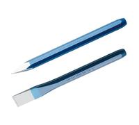 Bellota Cincel de albañil en punta de acero de altísima calidad templado, tratamiento térmico diferenciado en tres zonas: cabeza, punta y cuerpo, 16 x 250 mm
