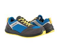 Bellota FTW0538BYS1P - Zapato de Seguridad Flex Nitro de Hombre y Mujer (Talla 38) Ligero, Transpirable y Extra Acolchado, Azul Amarillo