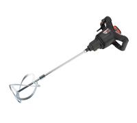 Bellota M21 - Máquina mezcladora eléctrica 2100 W 220 v enchufe tipo C-F con 2 velocidades, varilla M14 de 140 mm incluida, mezclador para mortero, cemento, resinas y pinturas