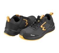 Bellota Zapatilla de Seguridad Run, Zapatos de construcción Unisex Adulto, Negro/Amarillo, 42 EU