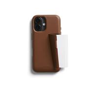 Bellroy Phone Case - 3 Card para iPhone 16 (Funda para iPhone en Piel, Cartera para móvil) - Sienna