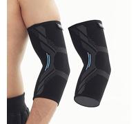 belltop 2 x Coderas de compresión. Coderas epicondilitis. Manga elástica de tejido 3D, antideslizante y transpirable. Coderas gym, codo de tenista y golfista y artritis. Codera tendinitis (S)