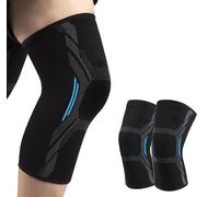belltop 2x Rodilleras menisco y ligamento unisex. Rodilleras trabajo con banda antideslizante. Compresivas y transpirables (rodilleras voleibol y rodilleras tenis). Evita y reduce las lesiones. (M)