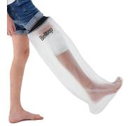 belltop Protector escayola pierna niños. Funda impermeable ducha o piscina. Cubre yeso estanco: silicona resistente. Funda escayola pierna escayolada. Reutilizable (Pierna completa (Infantil))