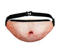 Belly Fanny Pack - Adjustable Waist Bag Lightweight Durable Water Resistant Zipper Pouch Storage Compartment | Travel Running Gym Hiking Daily Cosplay Festival Gathering Accessories