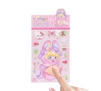 Belly Girl Decal - 3D Puffy Cartoon Sticker, Cute Character Laptop Ornament with Soft Touch Finish, Creative Artistic Personalization Detail, Ideal for Workplace Phone Case Styling