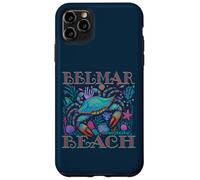BELMAR BEACH NEW JERSEY BLUE CRAB VERANO PLAYA ARTE DE VACACIONES Carcasa para iPhone 11 Pro Max