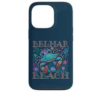 BELMAR BEACH NEW JERSEY BLUE CRAB VERANO PLAYA ARTE DE VACACIONES Carcasa para iPhone 13 Pro