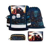 Belmil Classy 403-13/AG/S - Juego de mochilas escolares (4 piezas), Tractron 2, M