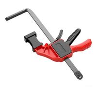 Belnotelt Abrazadera de riel guía de sierra tipo F, fuerza de sujeción de 90 kg, liberación rápida para carpintería, compatible con la mayoría de rieles de 12 x 8 mm, varilla de acero al carbono (A)