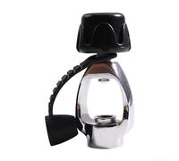 Belnotelt Adaptador G5/8 a DIN para buceo, válvula convertidora de tanque de oxígeno de aluminio con ajuste rápido a mano, interfaz regulador resistente a fugas para cilindros de 14 mm y