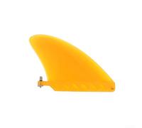 Belnotelt Aleta central suave para SUP, aletas de surf con tornillo, compatible con caja de aletas de longboard, accesorio de PVC para estribo de río de agua blanca, amarillo (amarillo)