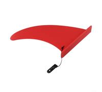 Belnotelt Aleta de cola de tabla de surf, aleta de repuesto de 9 pulgadas para tablas de remo y kayaks, diseño deslizante con seguimiento y control mejorados, nailon (rojo)