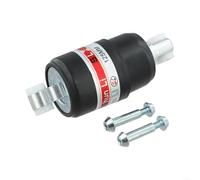 Belnotelt Amortiguador de resorte de suspensión trasera para bicicleta de montaña, amortiguador con diseño de aleación, para bicicleta eléctrica plegable y MTB (125 mm)