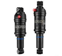 Belnotelt Amortiguador trasero de aleación de aluminio para bicicleta, presión ajustable de 100-150 psi con forro de 24 mm, carga de 90 kg para ciclismo de montaña en carreteras malas, 125/150/165/190