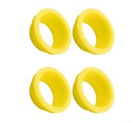 Belnotelt Anillos de abrazadera de freno coloridos para pinzas MT5 MT7 de 4 pistones, 4 cubiertas decorativas, diseño de plástico ligero para personalizar tu viaje (amarillo)