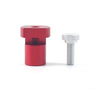 Belnotelt Banco antideslizante para perros, bloques de parada modulares diseñados para integración de mesa con bordes mecanizados suaves y precisión dimensional consistente (rojo, 20 mm)