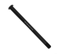 Belnotelt Bicicleta de aleación de aluminio eje pasante 12mm P1.0 Pitch, repuesto delantero o trasero para ciclismo, compatible con longitudes de 124L/168L/174L, negro