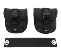 Belnotelt Bolsa de peso de buceo ajustable, equipo de buceo de nailon con bolsillos multiposición para una distribución flexible, bolsa de contrapeso extraíble compatible con placa trasera de 24 cm (2